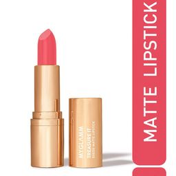 MyGlamm Treasure IT Suede Long Wear Matte Lipstick with Vitamin E - Love Blush 03-33