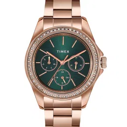 Timex Women Water Resistance Stainless Steel Multi Function Analogue Watch TW000Z402-image-77