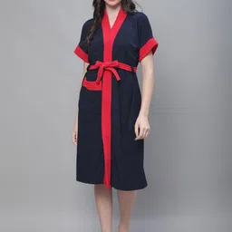 ELEVANTO Women Bath Robe-image-77