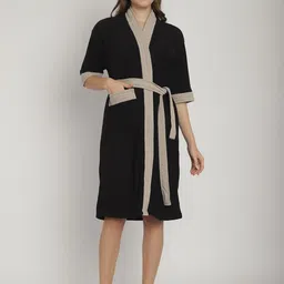 ELEVANTO Women Bath Robe-image-67