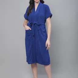 ELEVANTO Women Bath Robe-36