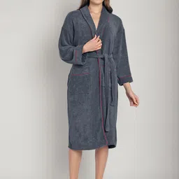 ELEVANTO Women Bath Robe-image-5