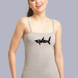 FBAR Shark Printed Cotton Camisole-image-33