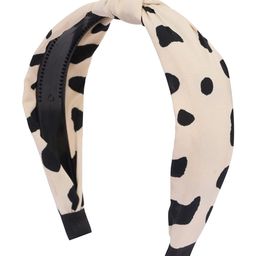 BuckleUp Women Off White & Black Hairband-12