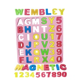 WEMBLEY Kids 26 Letters Puzzle Foam Alphabet Puzzle Board Learning and Development Toys-41