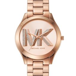 Michael Kors Women Dial & Stainless Steel Bracelet Style Straps Analogue Watch-image-17
