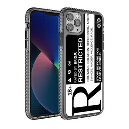 DailyObjects Black & White Restricted iPhone 11 Pro Back Case image 1
