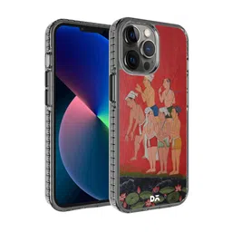 DailyObjects Riverside Red & Beige Printed iPhone 12 Pro Back Case-38