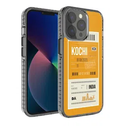 DailyObjects Yellow & White Kochi City Tag iPhone 13 Pro Back Case-55