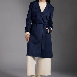 20Dresses Women Double Breasted Notched Lapel Overcoat With Belt-picture-39