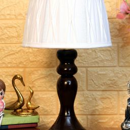 foziq Brown & White Solid Table Lamps-20