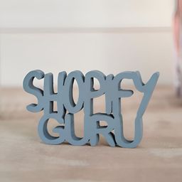DecorTwist Blue Quote Wooden Table Decor Showpiece-image-68