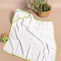 OOKA Infant Kids White Premium 100% Cotton Super-Absorbent Hooded Towel-image-44