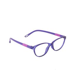 OPTIFY Adults Clear Lens & Purple Cateye Sunglass with UV Protected Lens POPPIN CATEYE-0