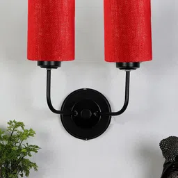 Devansh Maroon Dual Wall Lamps-image-93
