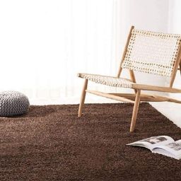 AaHo Decor Coffee Brown Shaggy Carpet-image-77