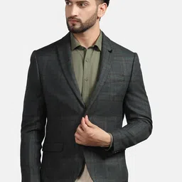 Blackberrys Checked Slim Fit Blazer-image-22