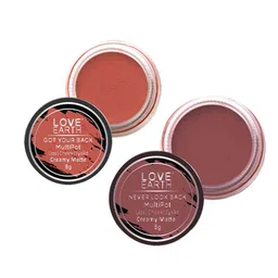 LOVE EARTH Set of 2 Creamy Matte Lip & Cheek Tint 8 g Each - Got Your Back & Never Look Back-20
