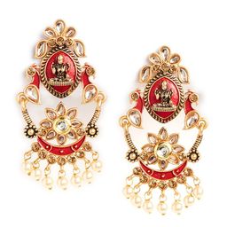 HOT AND BOLD Gold-Plated Classic Chandbalis Earrings-14