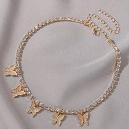 OOMPH Gold-Toned Choker Necklace-image-35