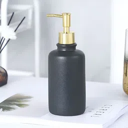 The Better Home Black Glossy Soap Dispenser Bottle 400 ml-image-84