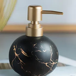 The Better Home Black Ceramic Soap Dispenser 300ml-image-87