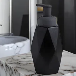 The Better Home Black Geometric Matte Soap Dispenser Bottle 400 ml-image-58