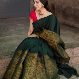Quelea Woven Design Pure Silk Banarasi Saree-41