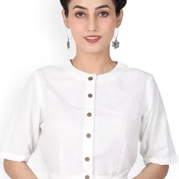Llajja Pure Cotton Readymade Saree Blouse-picture-32