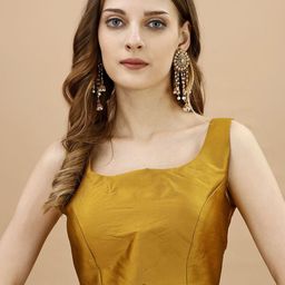 Tikhi Imli Square Neck Sleeveless Saree Blouse-picture-21