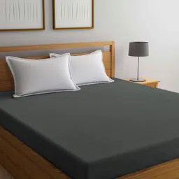 Arrabi Grey Waterproof 210 GSM Double Bed Size Mattress Protector-29