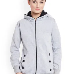 BAESD Hooded Lightweight Fleece Bomber Jacket-image-34