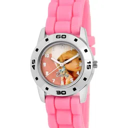Kool Kidz Unisex Kids Multicoloured Printed Dial & Pink Straps Analogue Watch KOOL KIDZ KK 108 PK 01-4