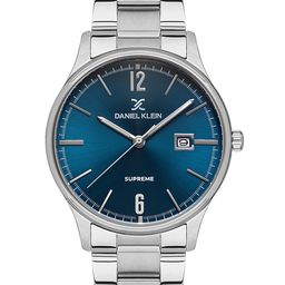 Daniel Klein Supreme Men Blue Dial & Silver-Toned Straps Analogue Watch DK.1.13281-3-image-7