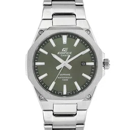 CASIO Men Stainless Steel Cuff Straps Analogue Chronograph Watch ED603-image-20
