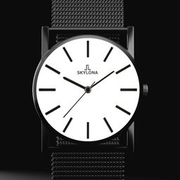 SKYLONA Men Brass Dial & Stainless Steel Analogue Watch Elegance White-image-34