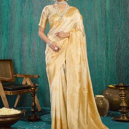 KALINI Woven Design Ethnic Motifs Zari Kasavu Saree-44