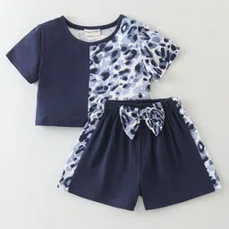 CrayonFlakes Girls Printed Top With Shorts-image-32