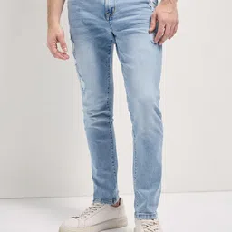 THE BEAR HOUSE Men's Cotton Slim Fit Jeans-image-57