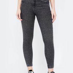 Xpose Women Black Comfort Slim Fit High-Rise Slash Knee Stretchable Jeans-image-55
