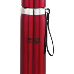 NIRLON Red Single Stainless Steel Solid Water Bottle-image-36