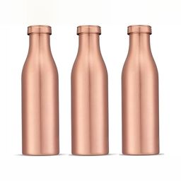 IMAGO 3 Pieces Copper Solid Water Bottle 1 L-image-53