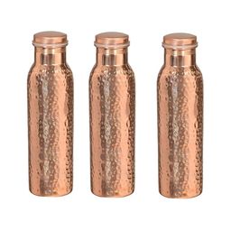 IMAGO 3 Pieces Copper Solid Water Bottle 1 L-image-5