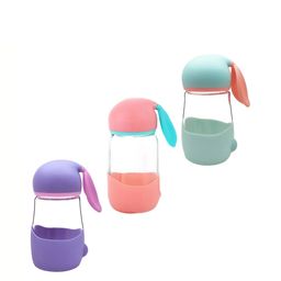WELOUR Pink & Blue 3 Pieces Glass Water Bottle-image-30