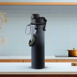 The Better Home Black & Grey Stainless Steel Water Bottle 720ml-image-60