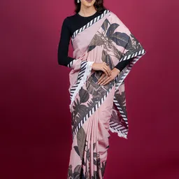 BUTA BUTI Floral Printed Pure Cotton Saree-picture-15