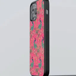 macmerise Payal Singhal Anaar and Mor Printed iPhone 12 Pro Max Phone Bumper Case-picture-33