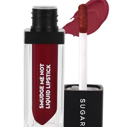 SUGAR Smudge Me Not Liquid Matte Lipstick with Vitamin E 4.5 ml - Fine Wine 51-10