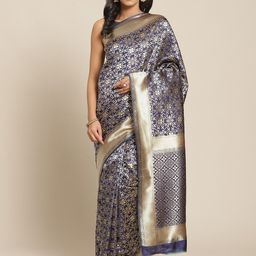 Mitera Woven Design Zari Kanjeevaram Saree-50