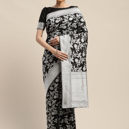 Mitera Woven Design Zari  Banarasi Saree-image-19